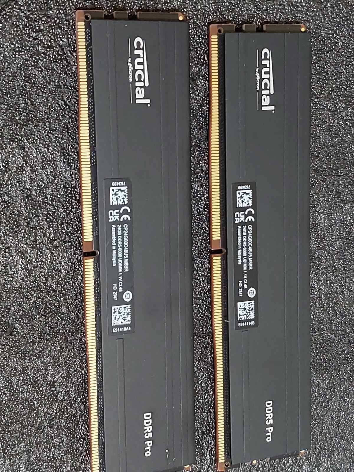 48GB DDR5 Crucial, 6000Mhz, CL48