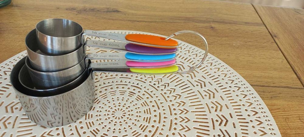 Мерителни чашки от неръждаема стомана - 5 броя