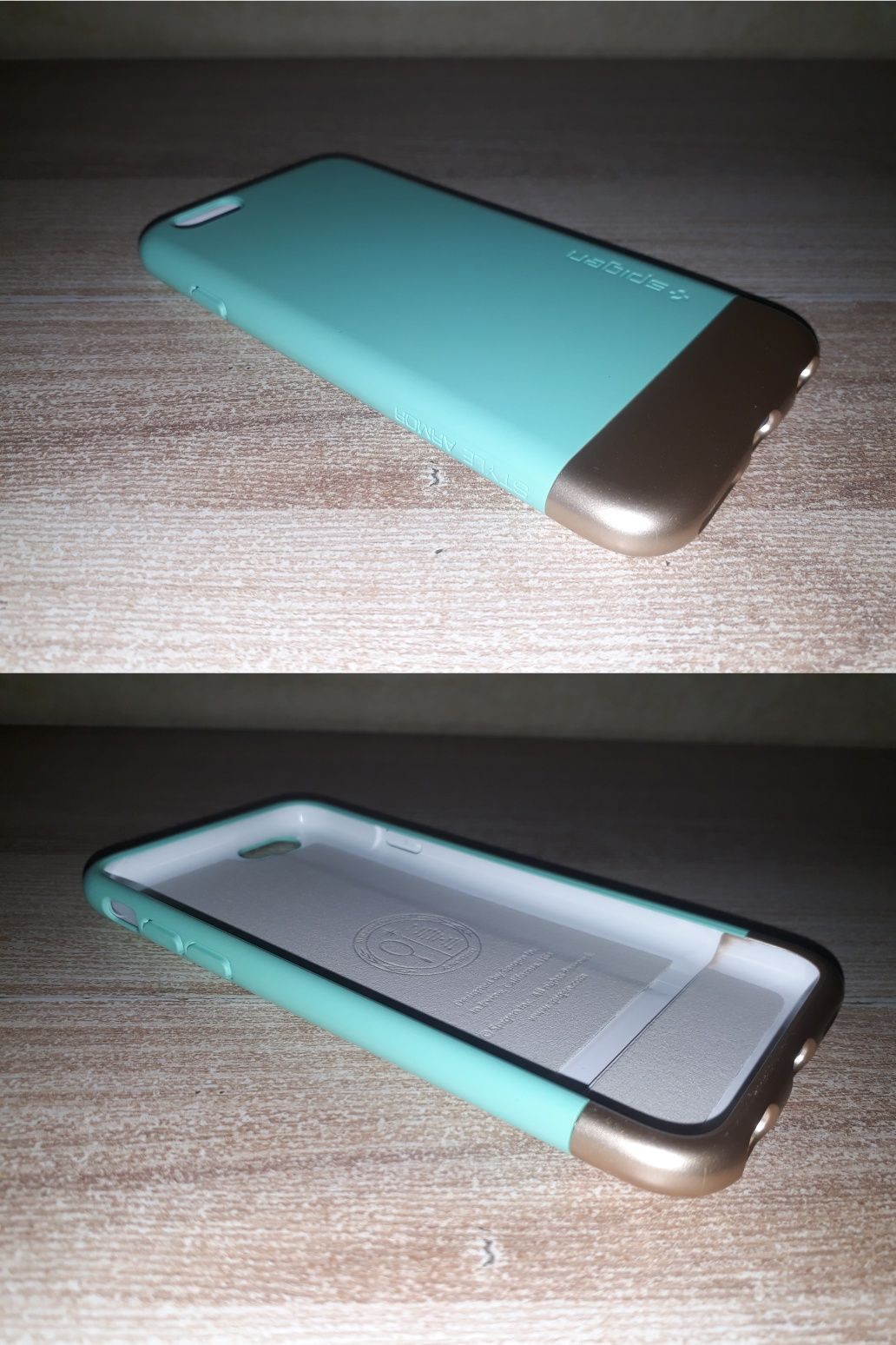 Husă protecție Spigen pentru iPhone 6/6s (Mint color) SIGILAT