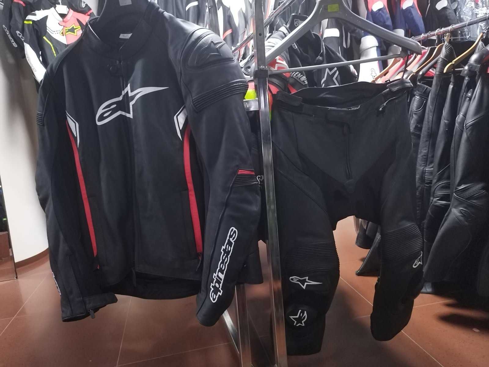 Яке кожено Alpinestars екип писта мото мотор