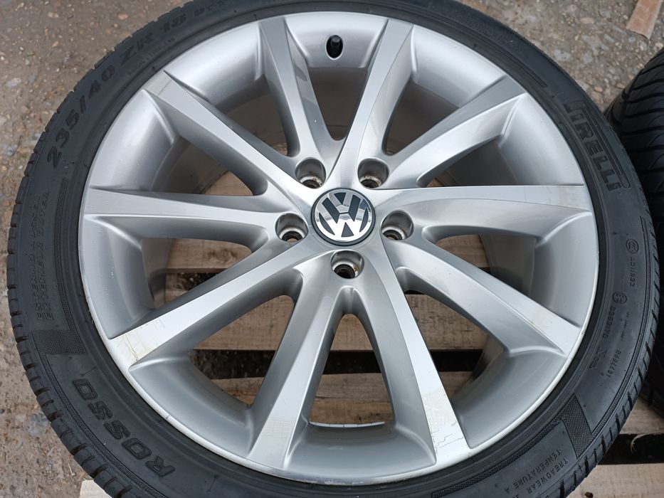 Лети джанти 18ки 5х112 VW + летни гуми 235/40/18