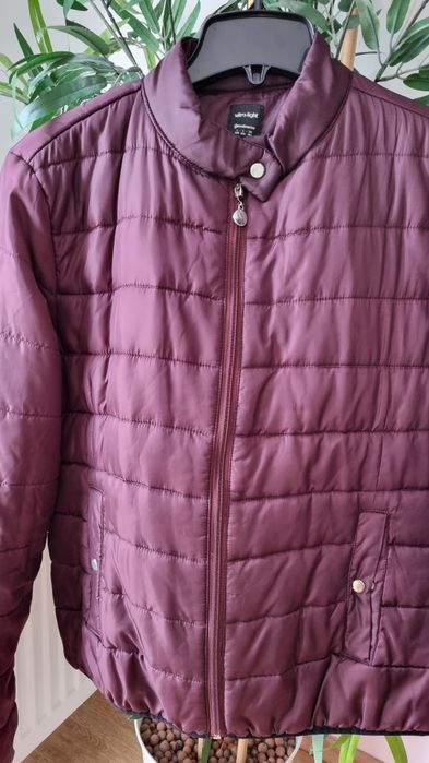 Geaca ultra light Stradivarius, burgundy, dama, marimea L