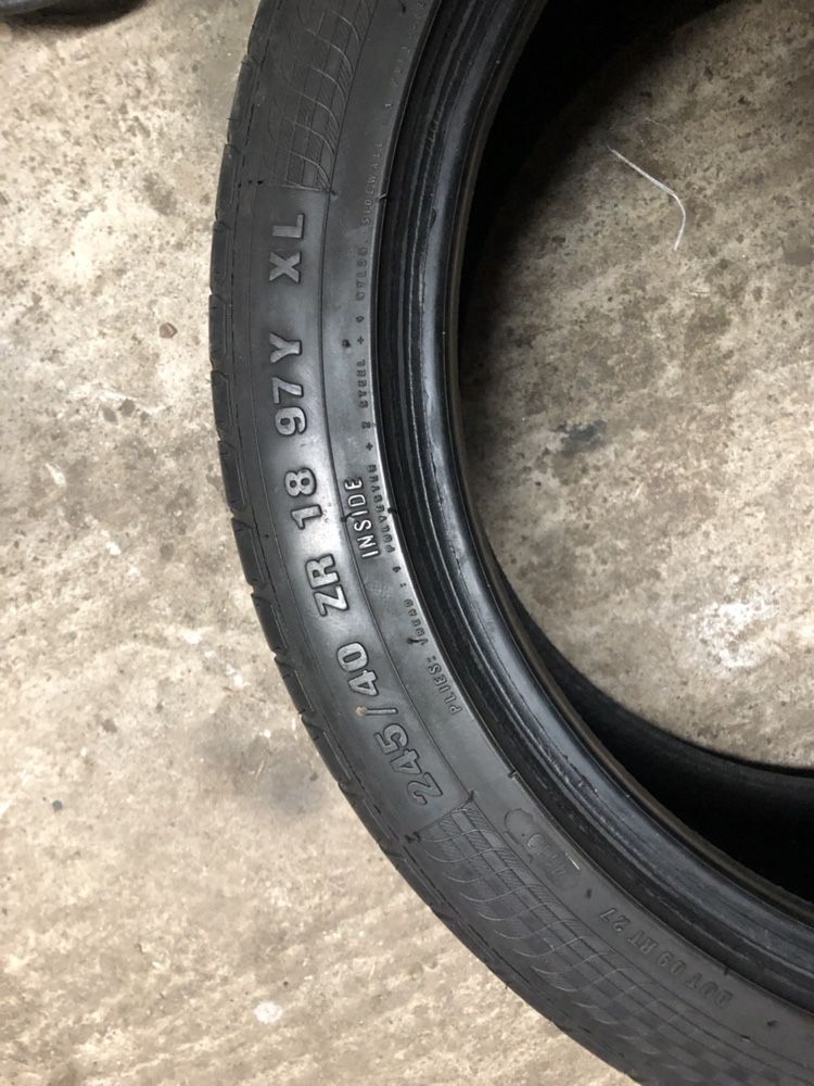 Vand 1 anvelopa accelera 245/40r18 zr 97y xl de viteza cu buza janta