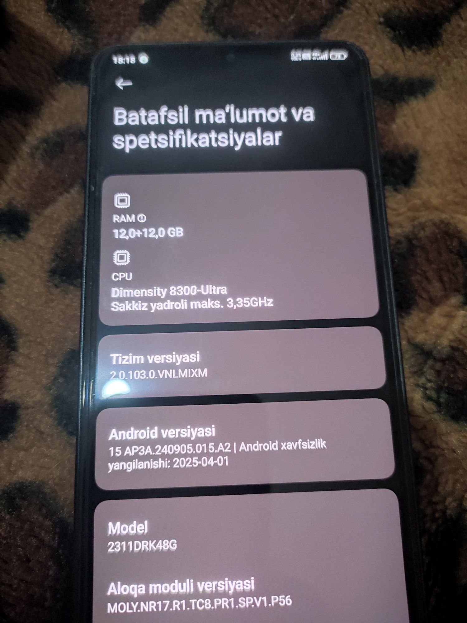 Poco x6 pro 512 12