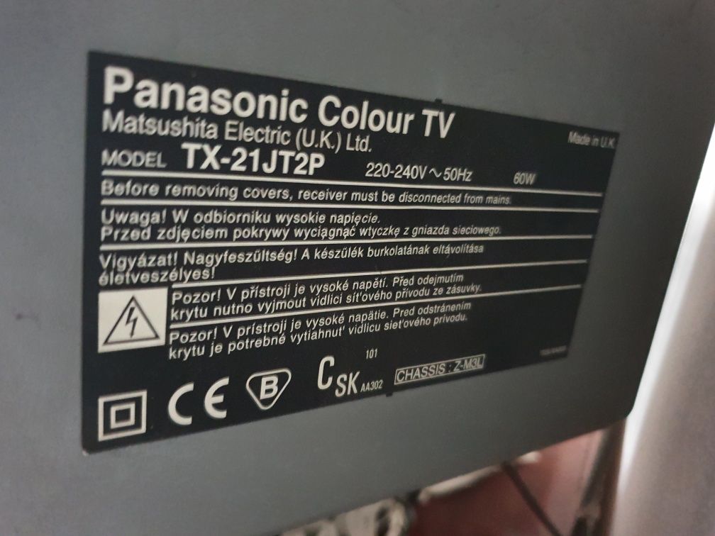 Tv Panasonic, tub  54cm diagonala