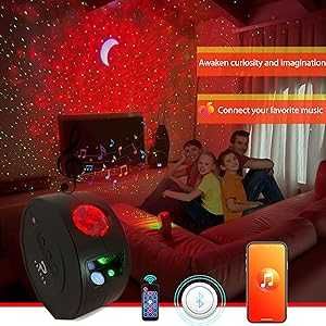 Проектор звездна галактика с Bluetooth високоговорител Peecla Galaxy