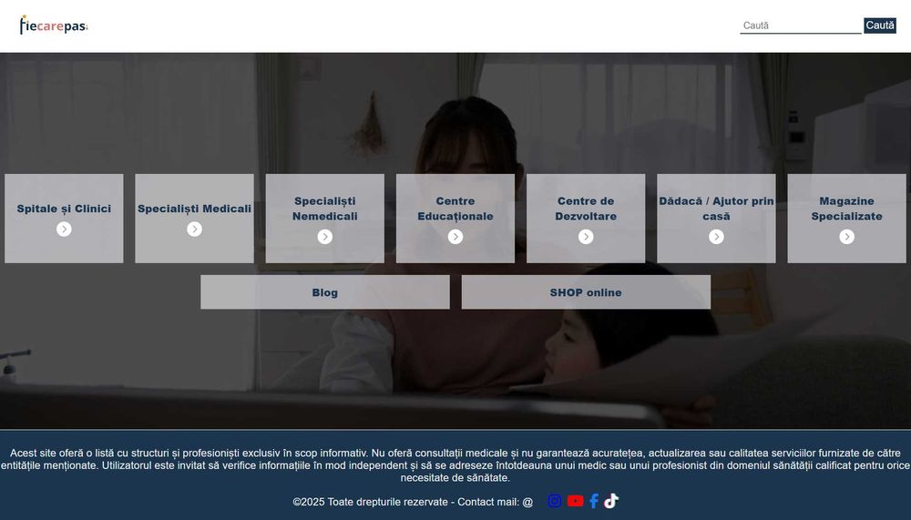 Creare și administrare website