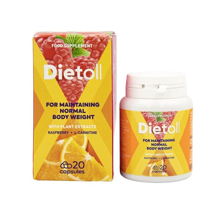 Supliment alimentar Dietoll, management greutate, detoxifiere, L-Carni