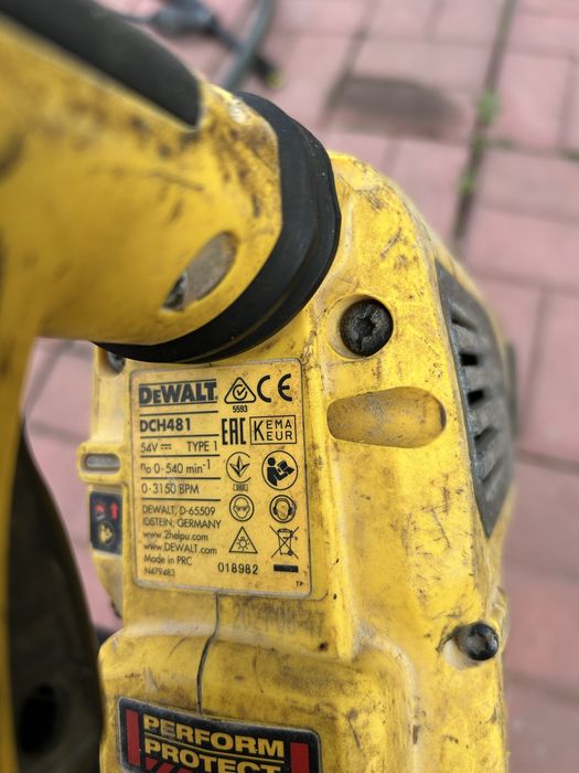 Rotopercutor duss px48A, dewalt dch 481