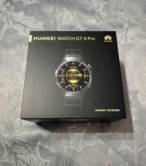 Smartwatch Huawei GT6 Pro 46 mm Black NOU garantie 2 ani