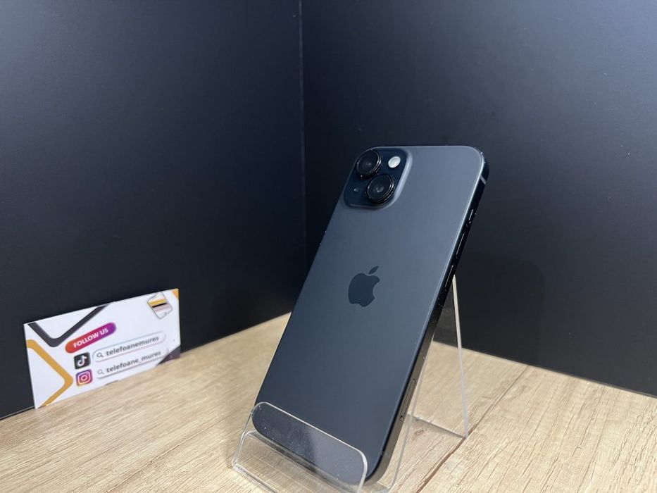 Iphone 15 128Gb Black Second-Hand Satisfăcător 3 ani garanție, Telefoa