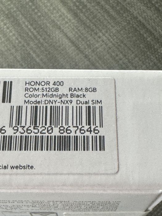 Vind Honor 400 nou sigilat