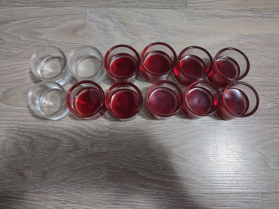 12 suporți de lumânare tip pastilă