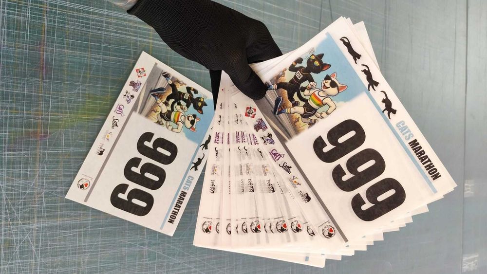 Numere concurs Tyvek – personalizate pentru evenimente sportive