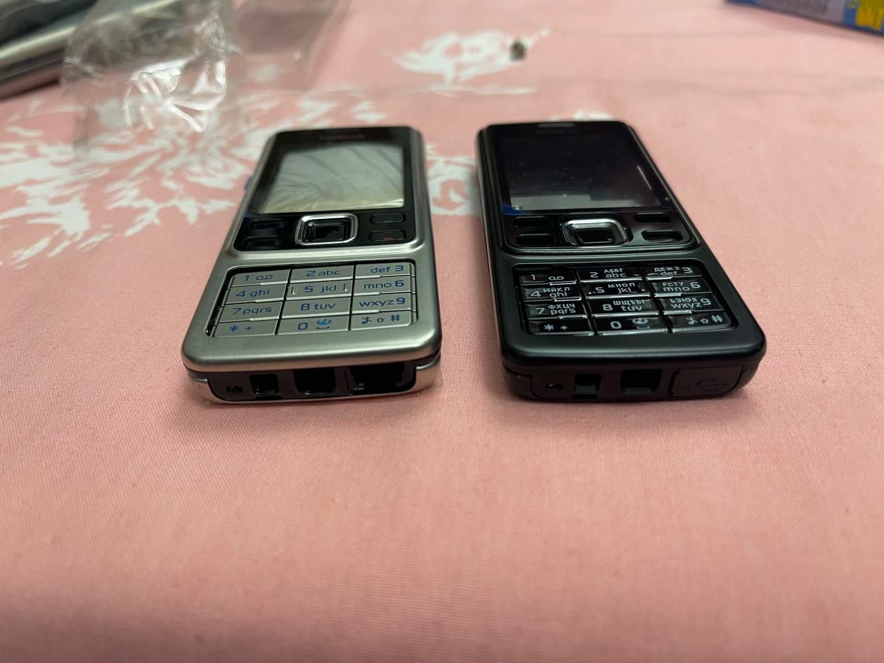 Новый корпус для Nokia 6300 Silver/ Black