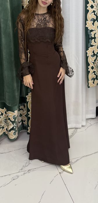 Платье 2 в 1,верх снимается и еще идет шарф из шифона