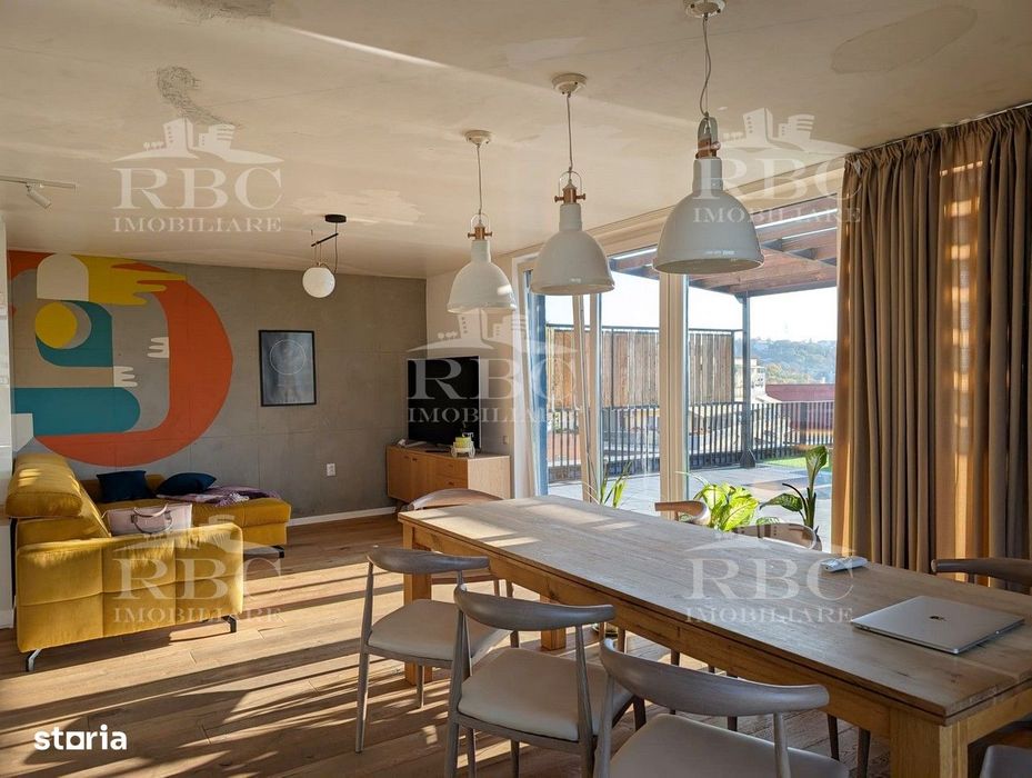 Penthouse cu terasa panoramica in supr. totala de 399 mp in Grigorescu