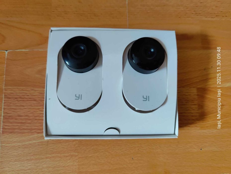 Set 2 camere de Supraveghere Inteligenta Smart YI Home 1080p, Wi-Fi,