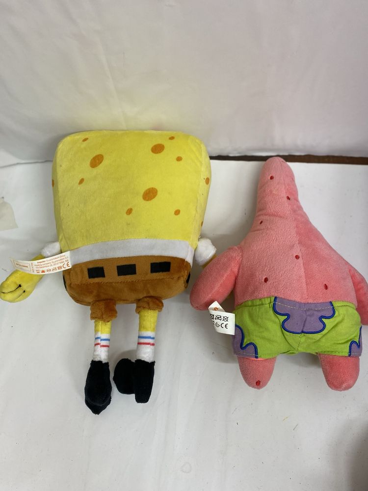 SPONGE BOB lot 2 jucării din pluș NICKELODEON
