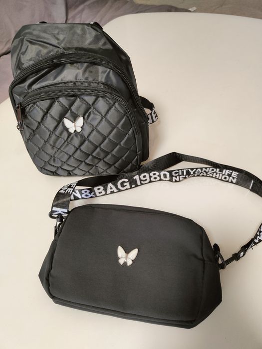 Сет от две чанти с пеперуда