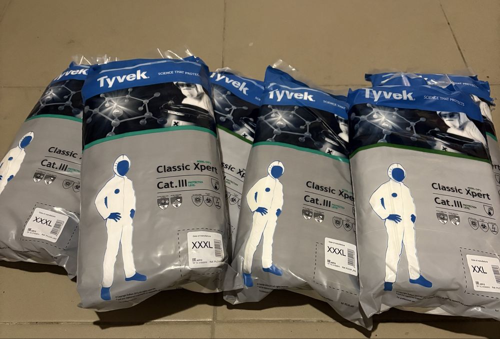 Однаразовый костюм tyvek