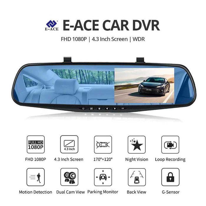 Camera  auto Full HD Fata/spate 4,5 inchi oferta  pret unic