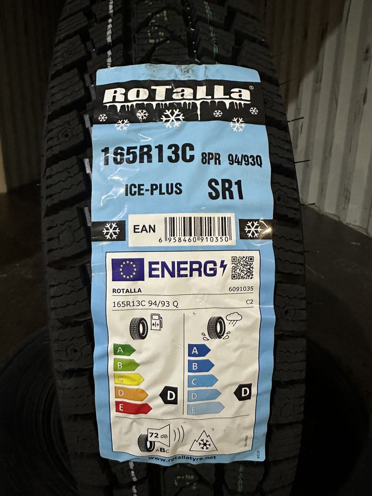 Нови Зимни Бусови Гуми Rotalla Ice-Plus Sr1 165R13C 94/93Q НОВ DOT