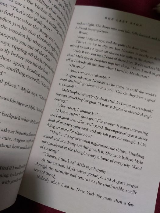 Книга " One Last stop"