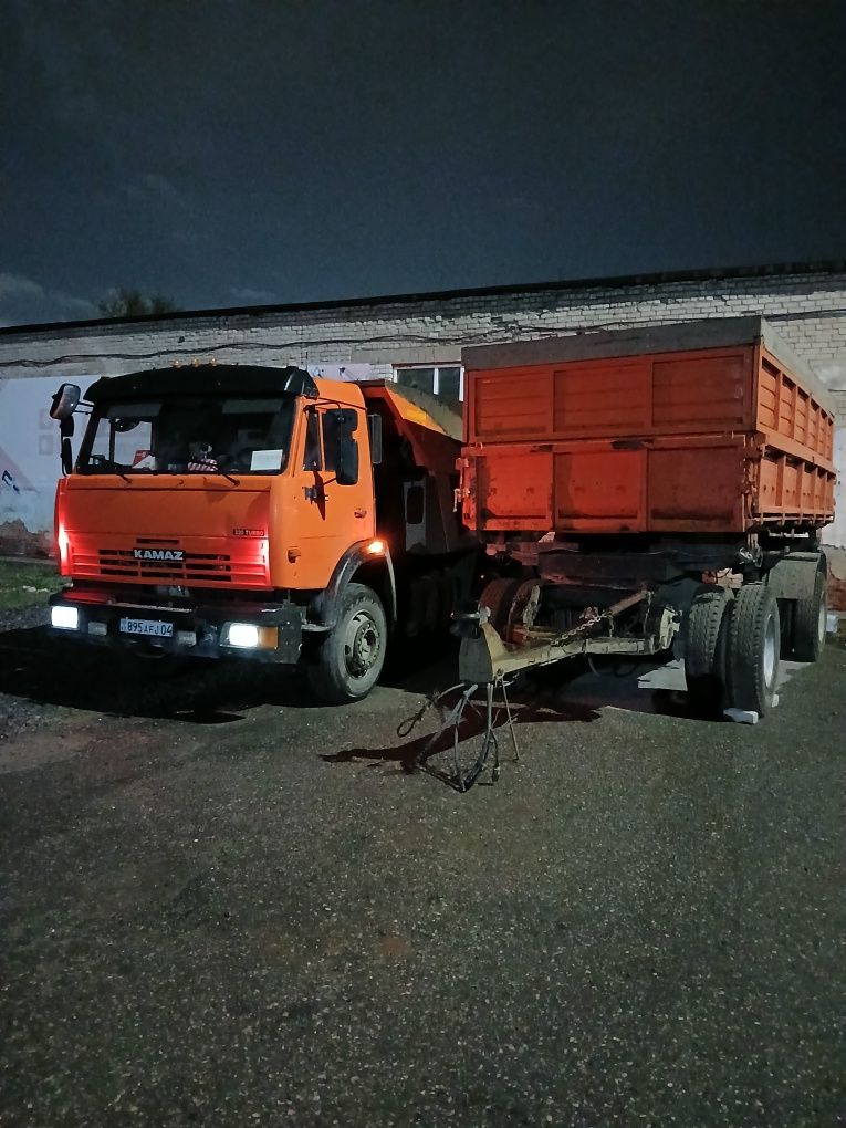 Самосвал камазы, доставка, услуга сыпучих материалов, по городу и обла