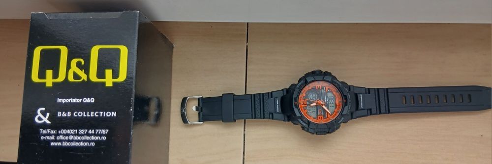 Ceas Q&Q nou la cutie nou