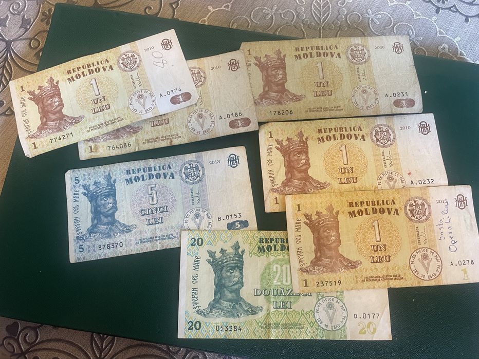 Bancnote moldovenești vechi