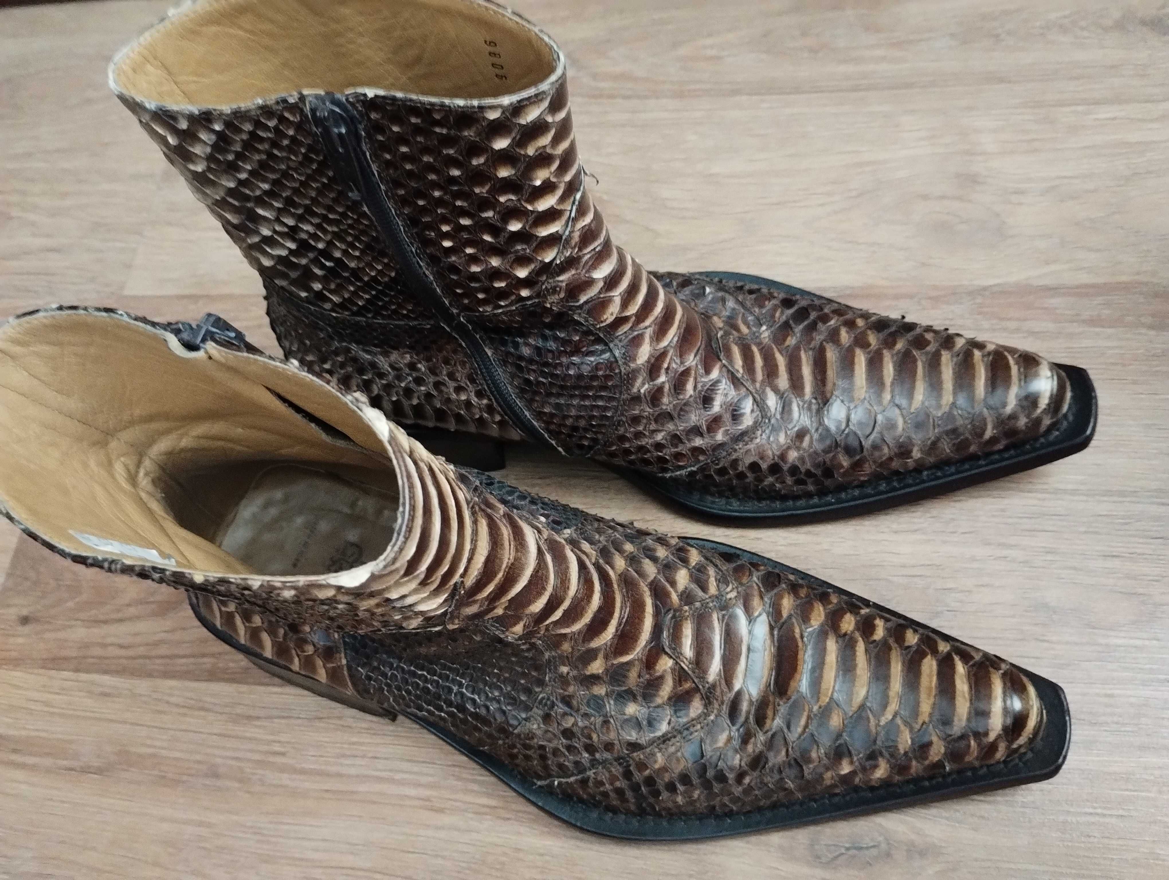 Cizme din piele naturala sarpe (made IT)
