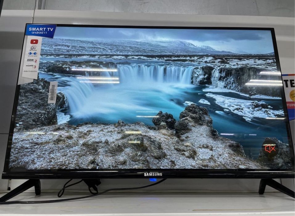 Телевизор СМАРТ ТВ с гарантией, и кронштейн 32 дюйма и больше