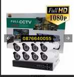 Видеонаблюдение-8 канален DVR с 8 камери FULLAHD, 3G