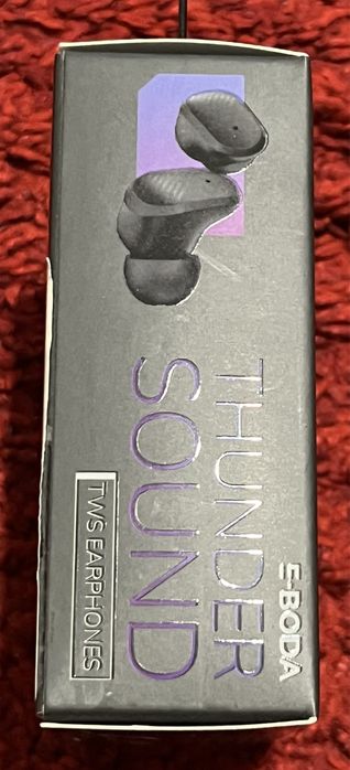 Casti TWS E-Boda Thunder Sound, Wireless, Bluetooth, Negru, SIGILAT