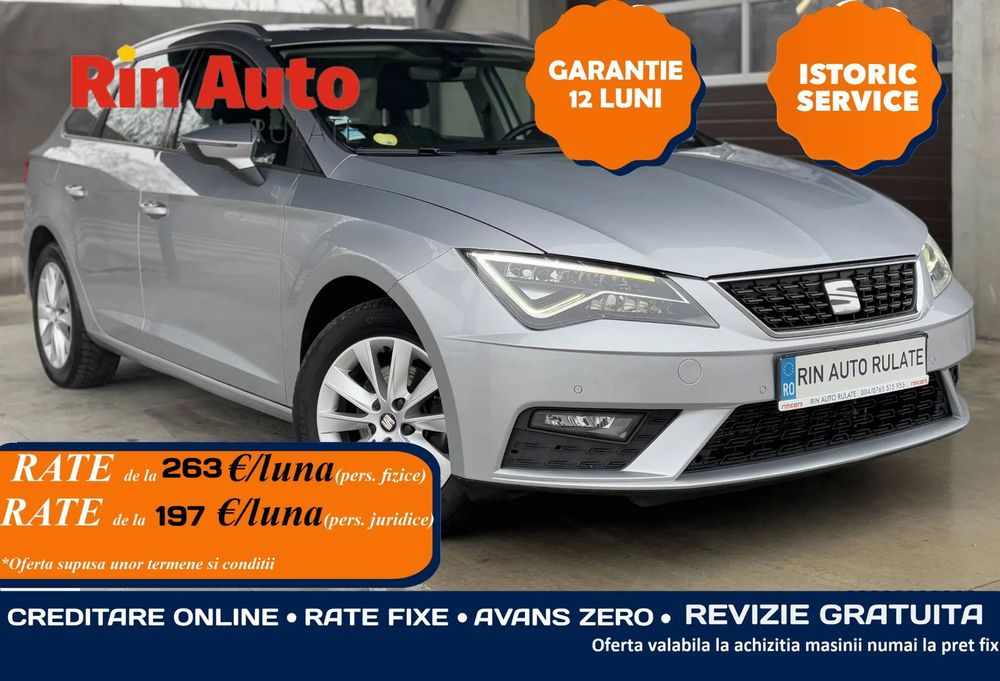 Seat Leon 1,6 TDI Automata DSG ~ LED ~ Posibilitate vanzare si in rate TVA 19%