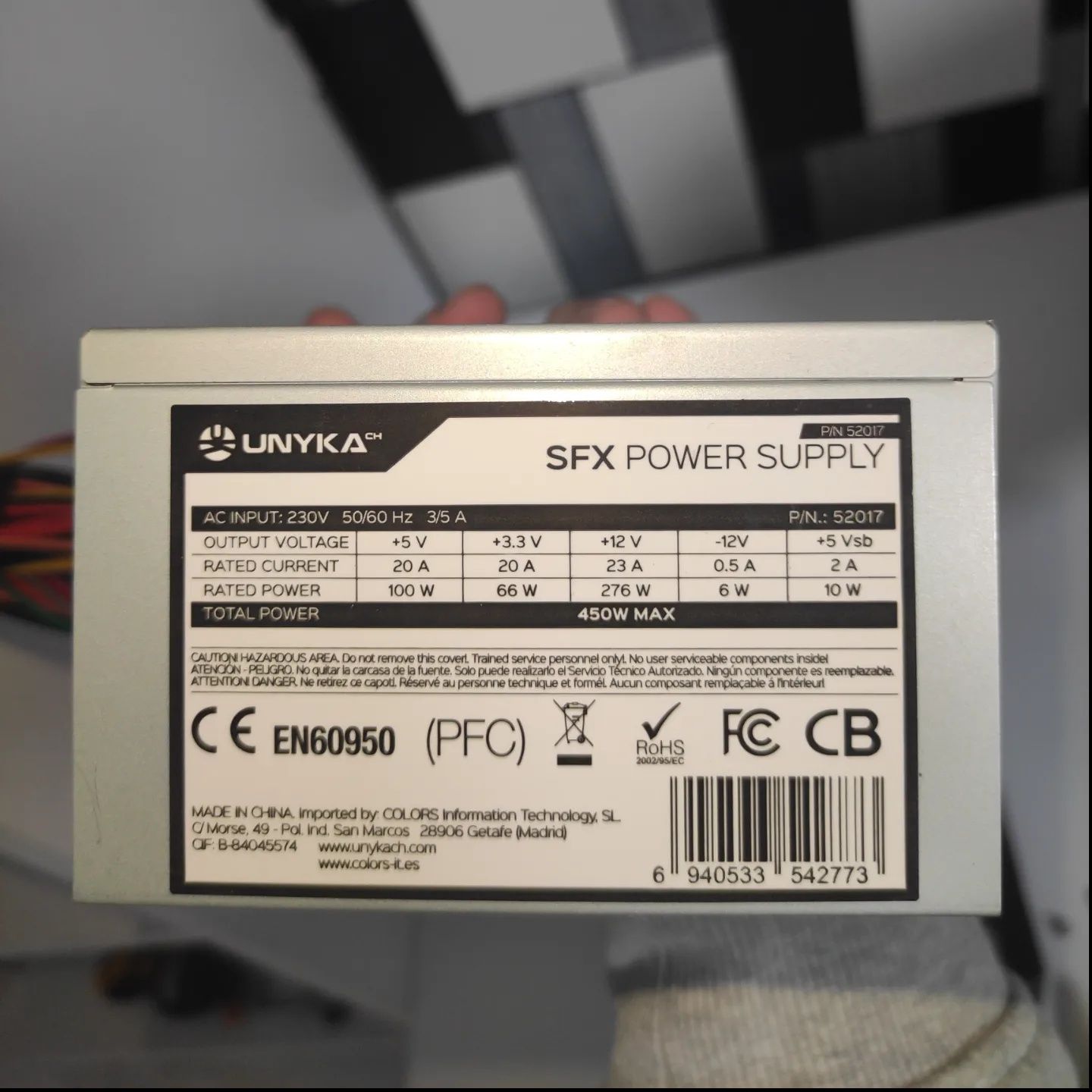 Sursă de alimentare SFX 450W