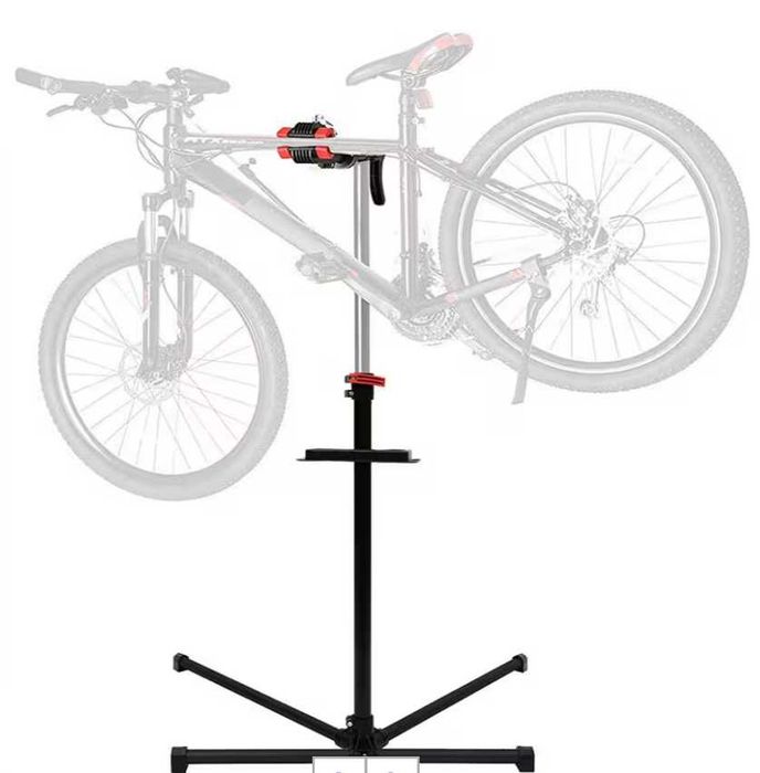 Stand pentru reparatii biciclete cu suport pentru scule