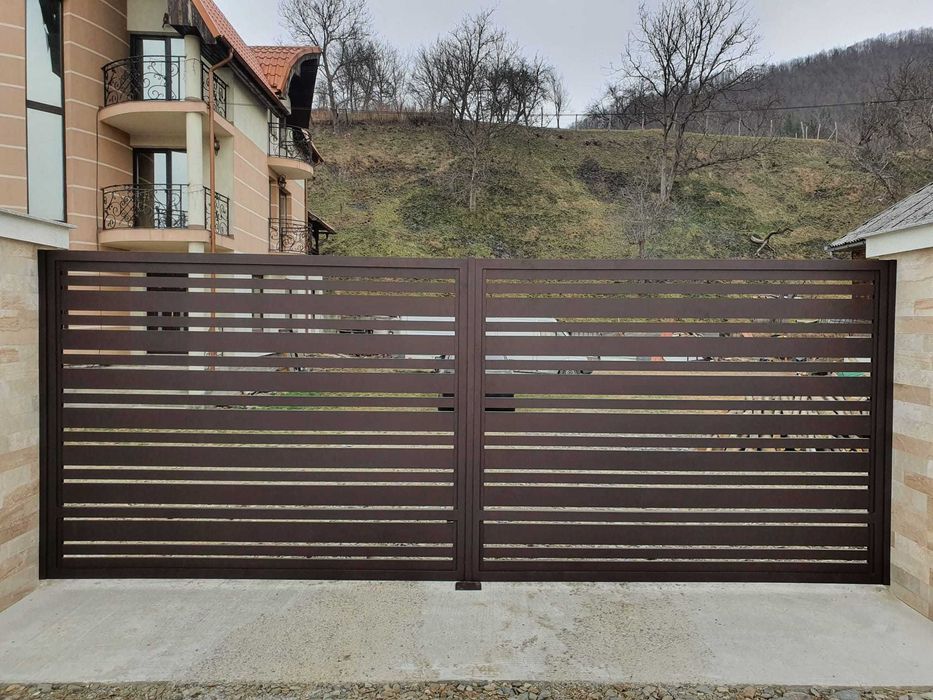 Balustrade din aluminiu și garduri electrostatic.