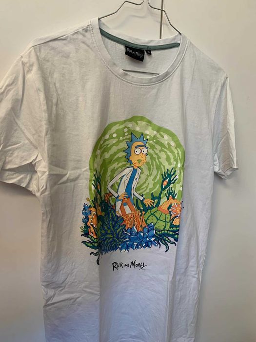 Tricou Rick and Morty Alb M unisex