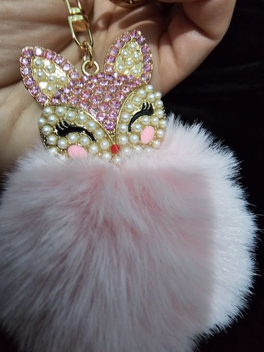 Breloc vulpe chei/ geanta