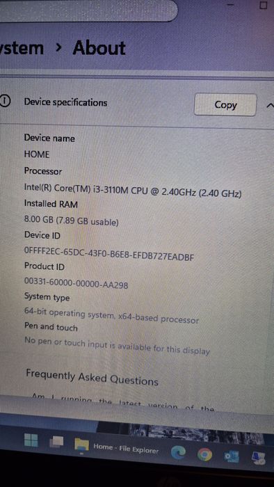 Laptop HP ProBook 4540s i3 8GB RAM