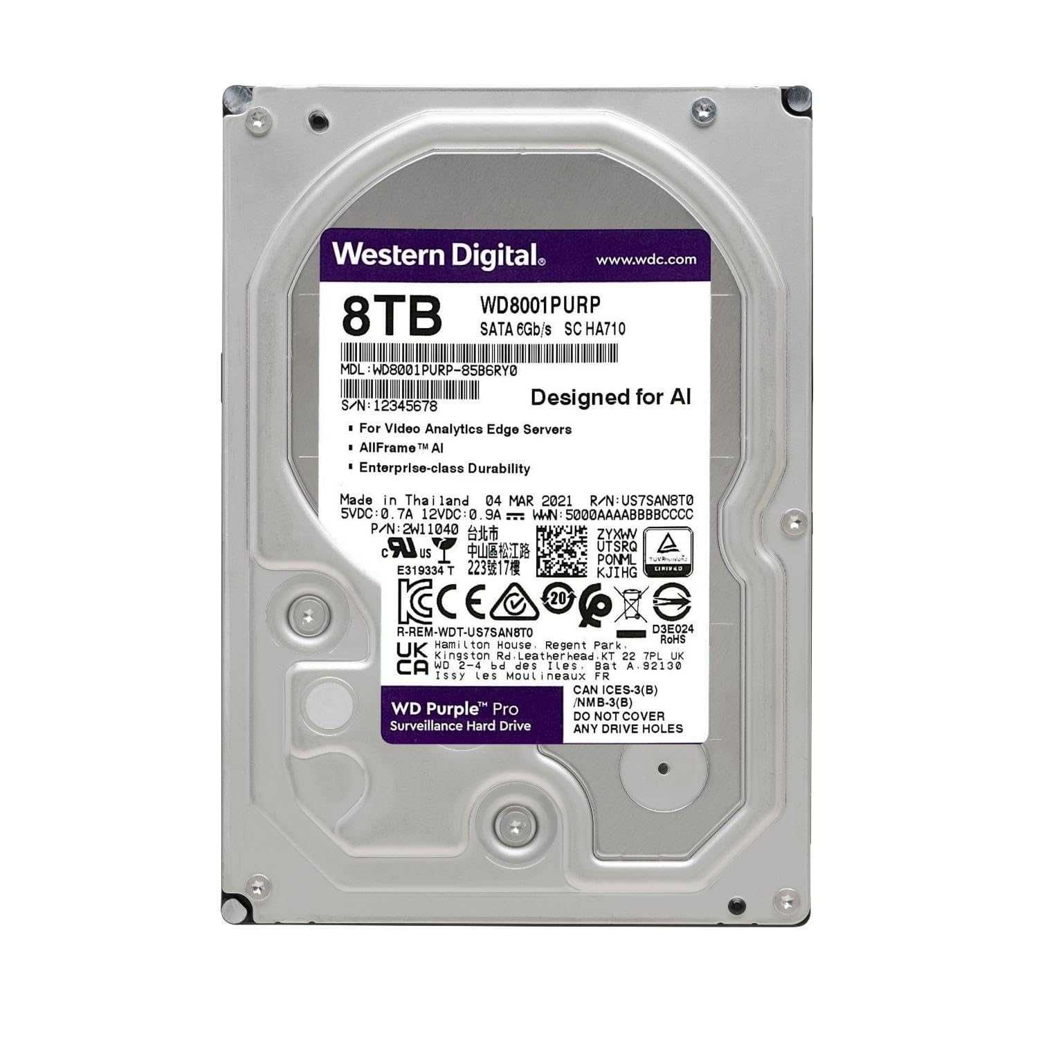 Western Digital Purple PRO 8TB