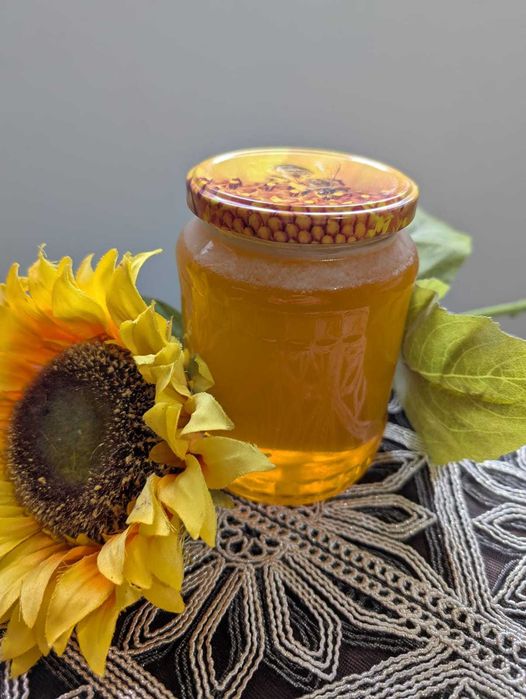 Vând 2t miere floarea soarelui si poliflora