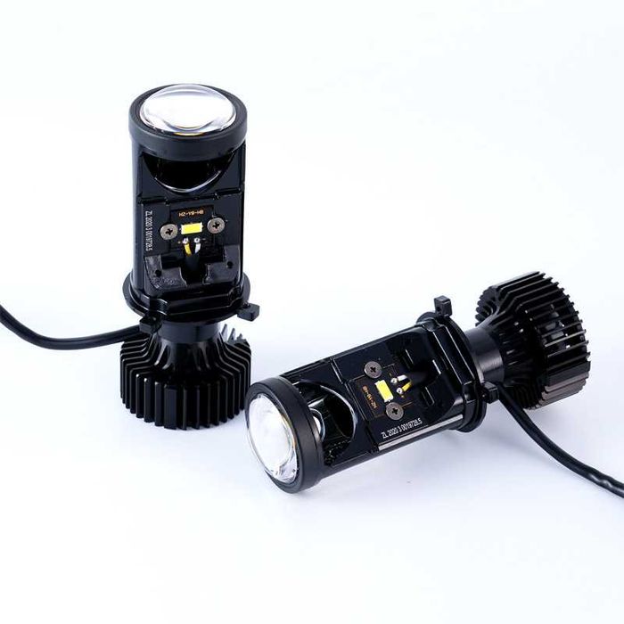 LED H4 Диодни Крушки 80W, 8000LM 2 бр. Ярка Светлина, Вентилатор 6500K