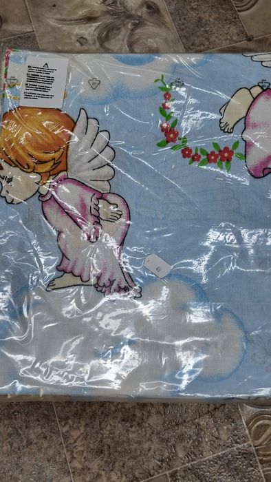 Lenjerie pat bebe, pt pat de 120x60 cm