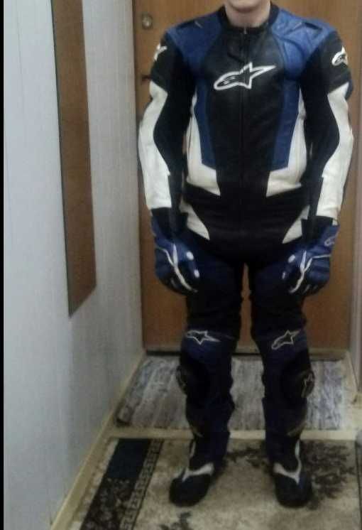 Мотокомбинезон Alpinestars (кожа, полный комплект)