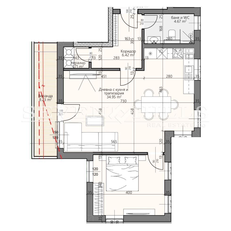 Продава се Двустаен апартамент в Пловдив, Христо Смирненски - 130 кв.м за 862 €/кв.м - Снимка #1