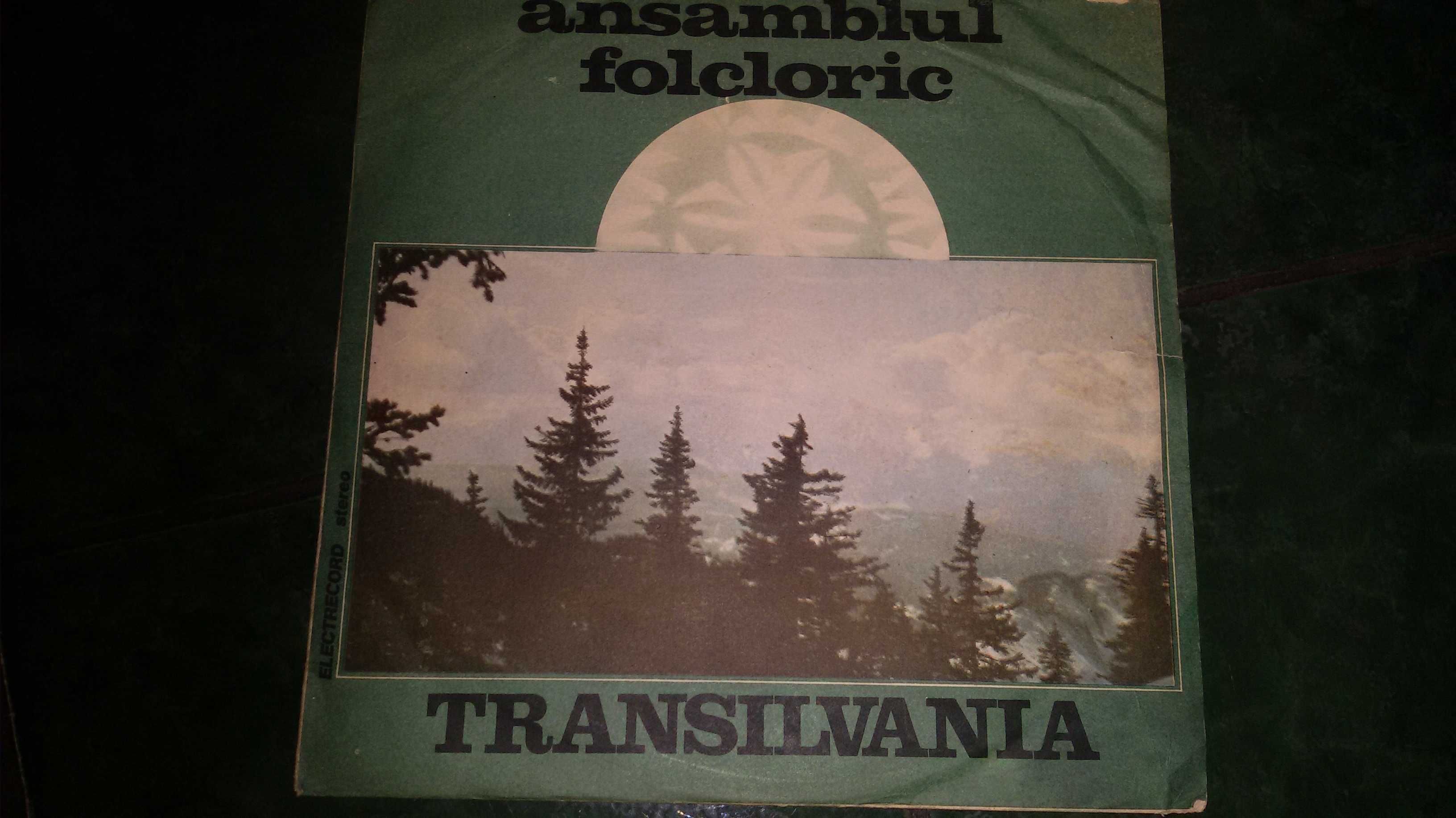 Vinil "jocuri populare românești"/ansamblul folcloric Transilvania