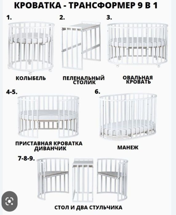 Срочно! Детская кровать 9 в 1